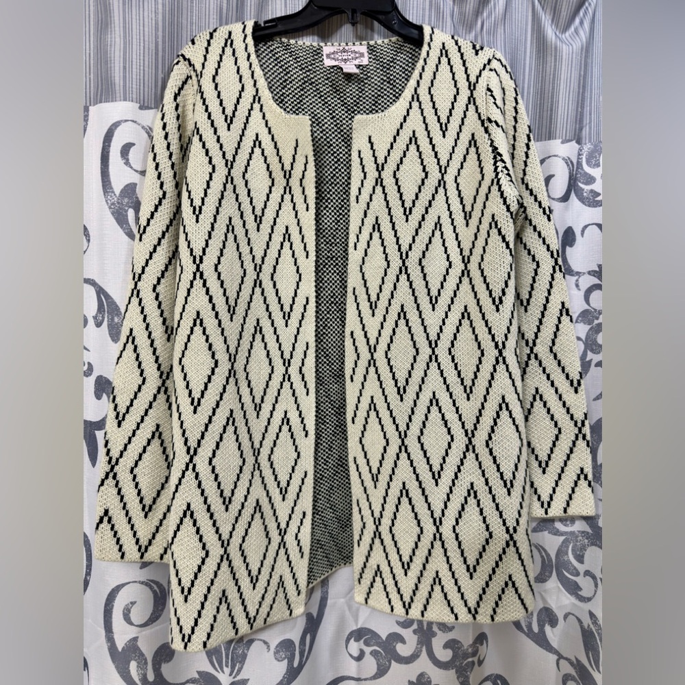 Anthropologie‎ Oliver By Escio Aesthetic Aztec Boho Cardigan Sweater Womens Sz S
